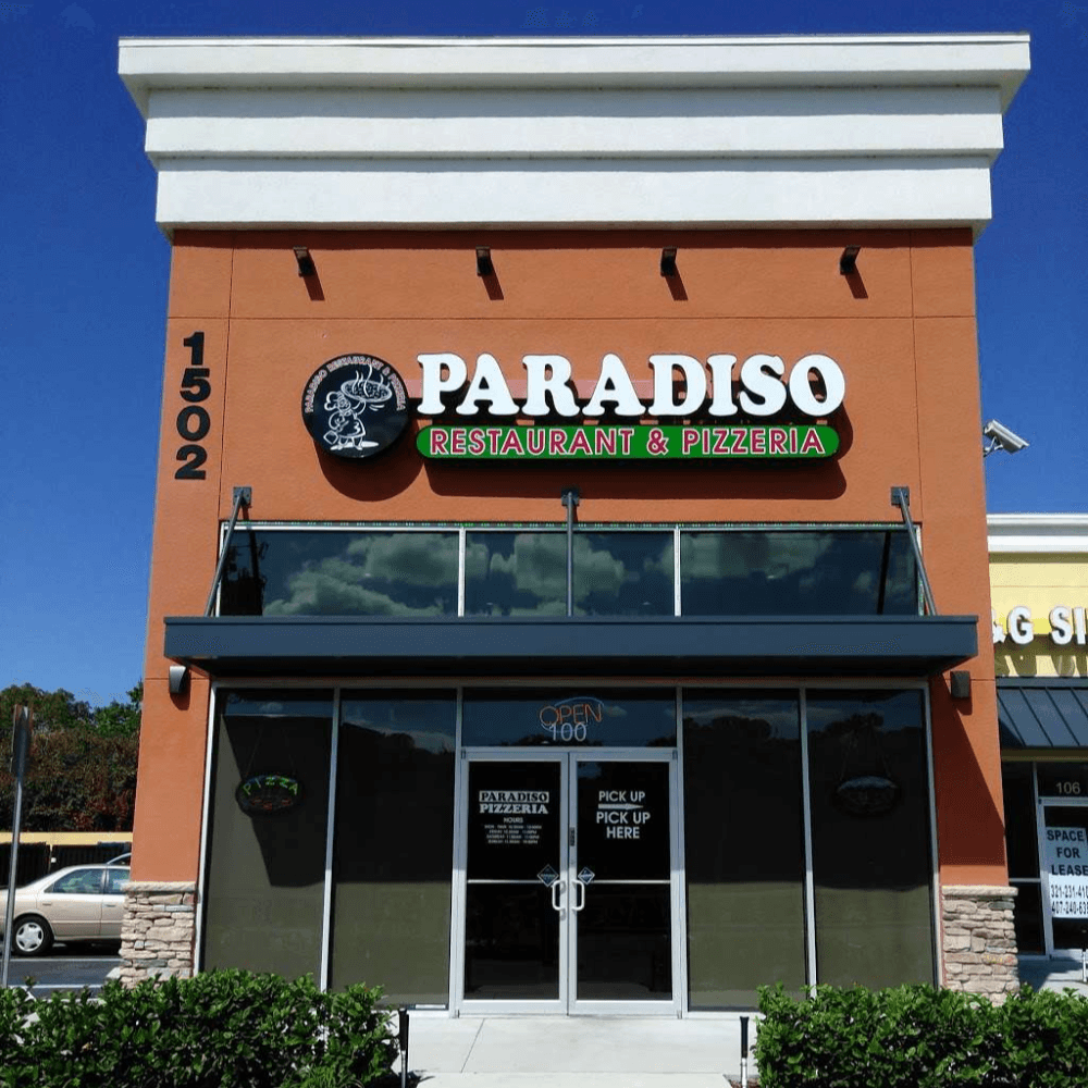 Welcome to Paradiso Restaurant & Pizzeria